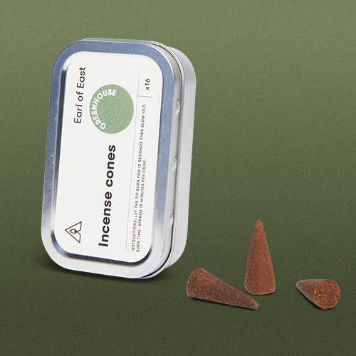 Earl of East Greenhouse Incense Cones 16pk