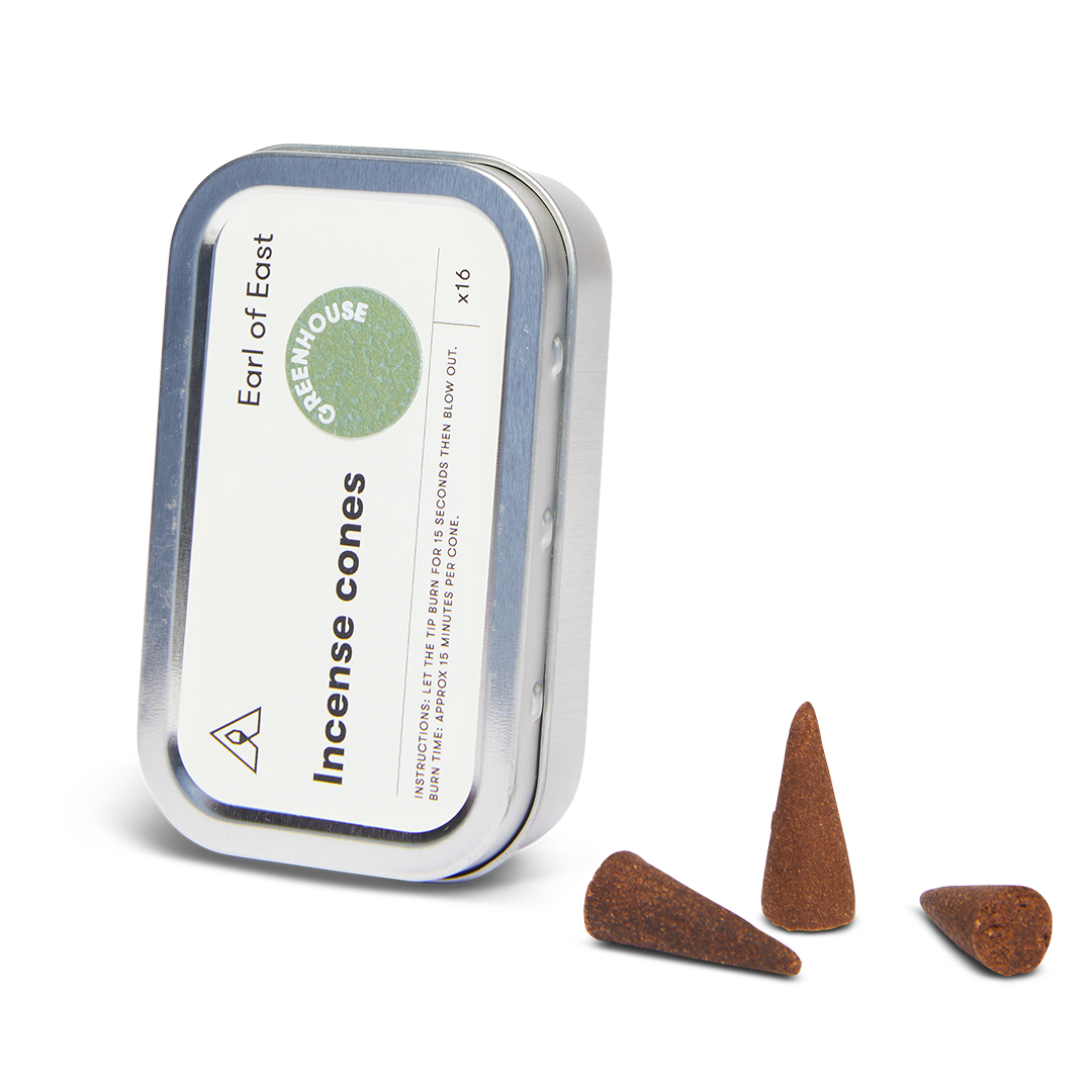 Earl of East Greenhouse Incense Cones 16pk