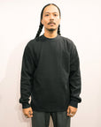 orSlow Waffle Long Sleeve Black