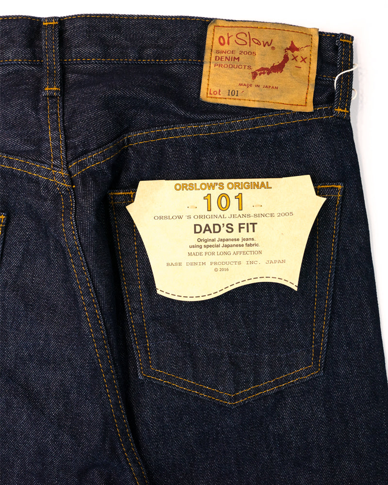orSlow 101 Dad's Fit Denim One Wash