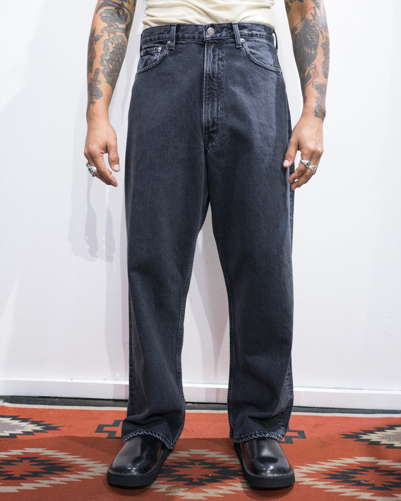 orSlow Super Dad's Denim Pants Black Denim Stone