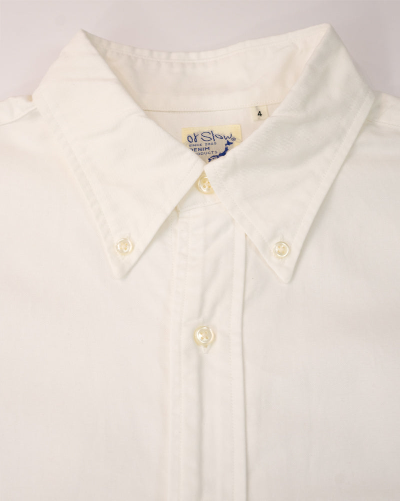 orSlow Standard Button Down Shirt White