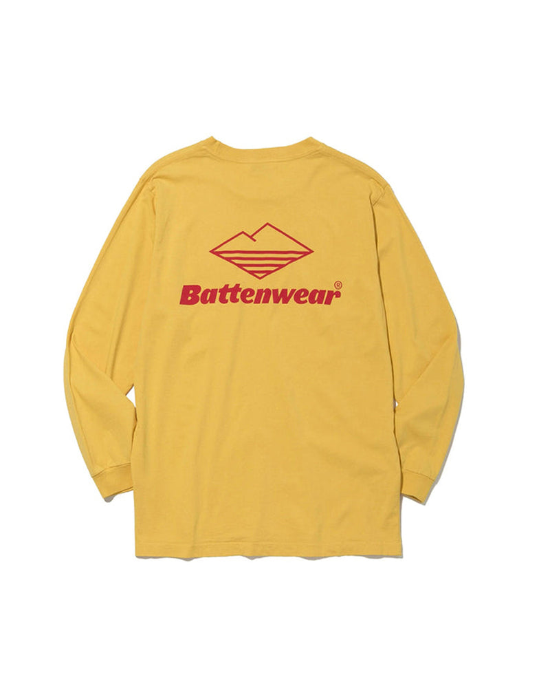 Battenwear L/S Team Pocket Tee Mustard