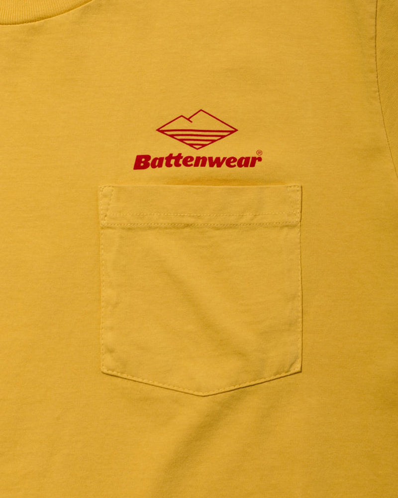 Battenwear Team S/S Pocket Tee Mustard