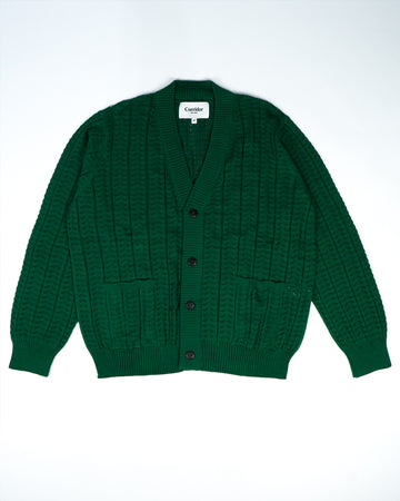 Corridor Scallop Lace Cardigan Green