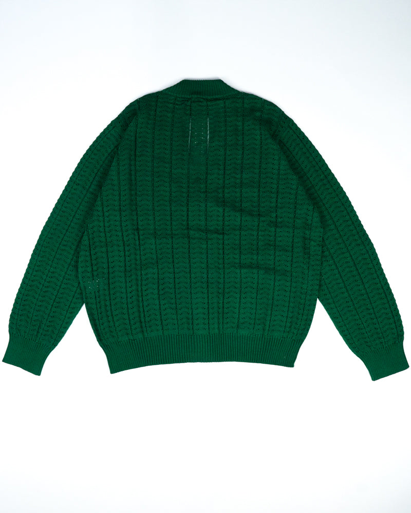Corridor Scallop Lace Cardigan Green