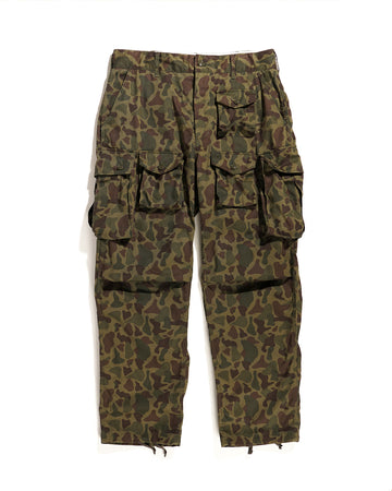 Engineered Garments FA Pant Olive Cam 6.5 Ounce Flat Twill