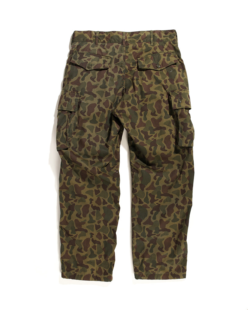 Engineered Garments FA Pant Olive Cam 6.5 Ounce Flat Twill
