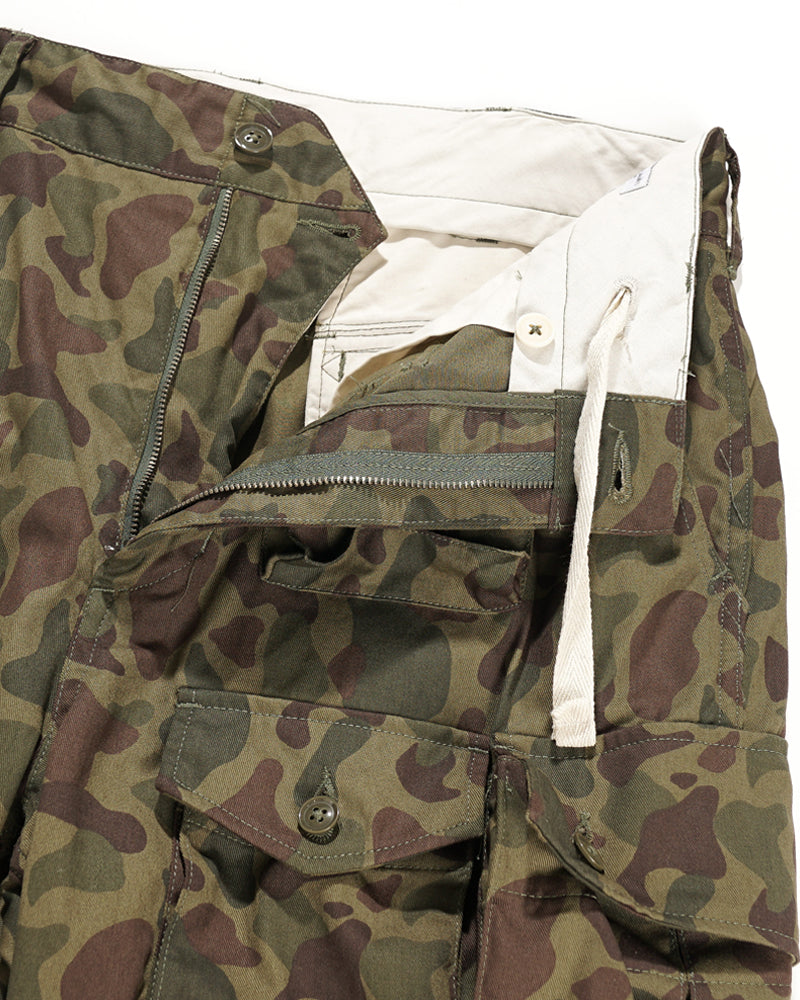 Engineered Garments FA Pant Olive Cam 6.5 Ounce Flat Twill