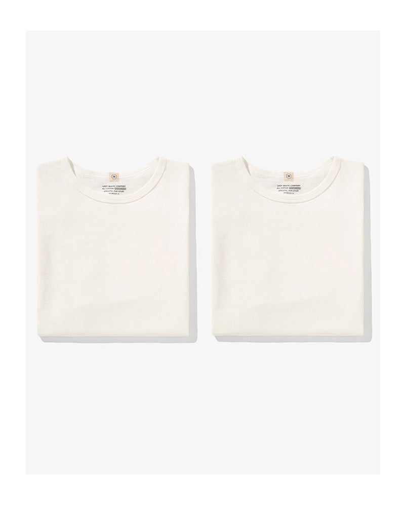 Lady White Co &quot;Our White T-shirt&quot; Two Pack