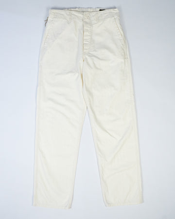 orSlow French Work Pants Ecru