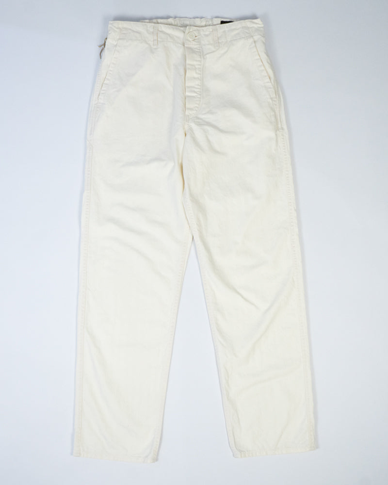 orSlow French Work Pants Ecru
