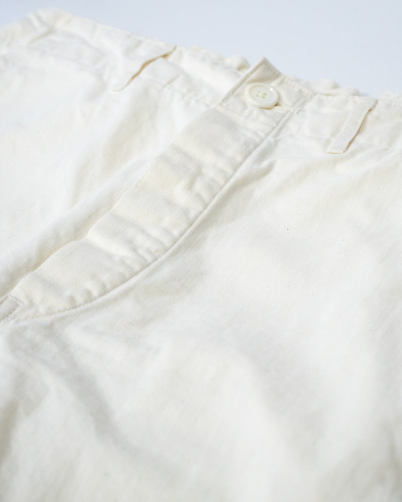 orSlow French Work Pants Ecru